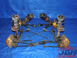 JDM SUBARU IMPREZA WRX STI V7 OEM 5-LUG BREMBO FRONT+REAR BRAKE KIT SET #2