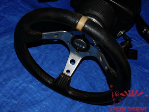 JDM HONDA ACURA TYPE R DC5 INTEGRA RSX MOMO STEERING WHEEL W/ RHD COLUMN #3 3