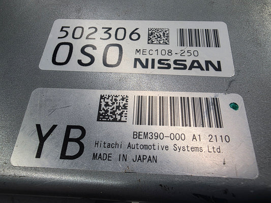 2012-2013 Infiniti G37 Automatic ECU Engine Computer BEM390-000 A1 VQ37VHR JDM