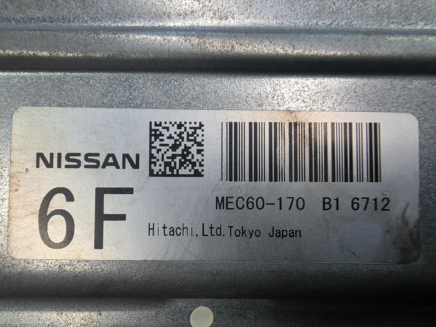 JDM Nissan Fairlady Z33 OEM ECU (Engine Control Unit) MEC60-170 B1 vq35de