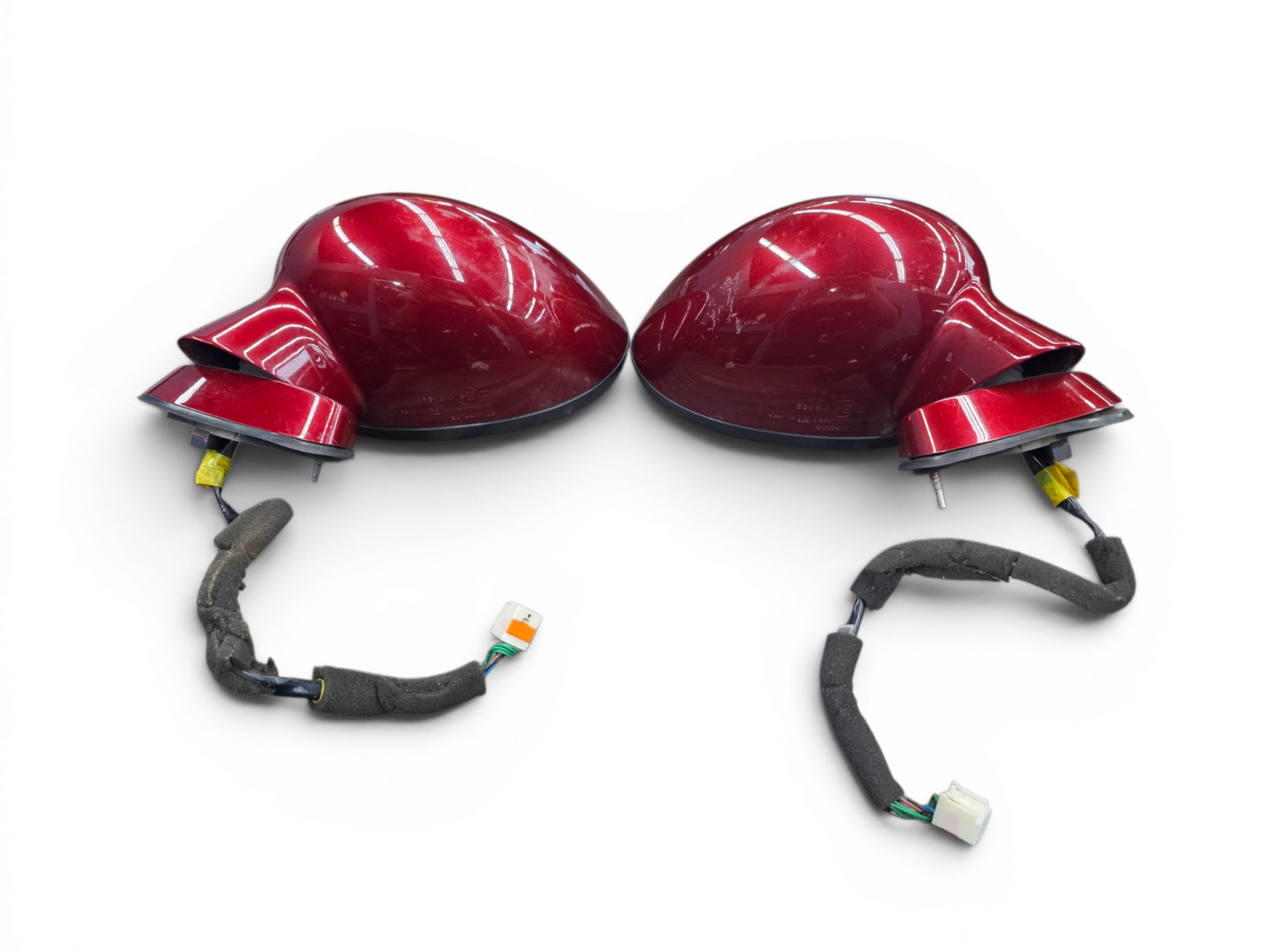 2006-2015 Mazda Miata MX-5 NC OEM Red Power Mirrors Driver & Passenger lf-ve JDM