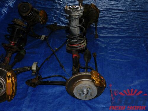 JDM SUBARU IMPREZA WRX STI V7 OEM 5-LUG BREMBO FRONT+REAR BRAKE KIT SET #2 4
