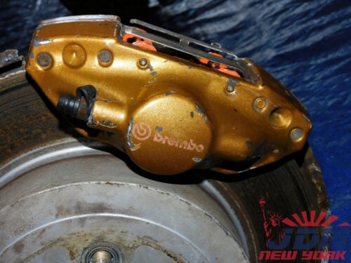JDM SUBARU IMPREZA WRX STI V7 OEM 5-LUG BREMBO FRONT+REAR BRAKE KIT SET #2 5