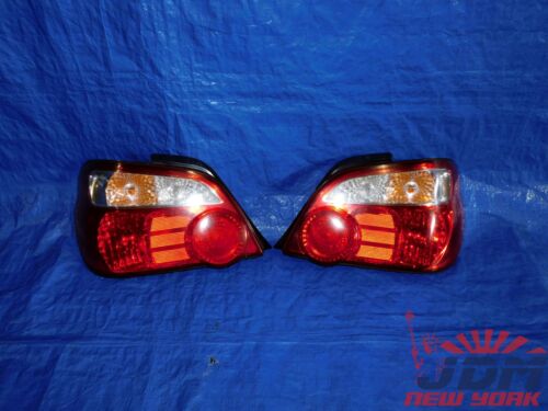 2002 2003 JDM Subaru Impreza Wrx Sedan Sti Version 7 V7 OEM Taillights (Left+Right) #2 7