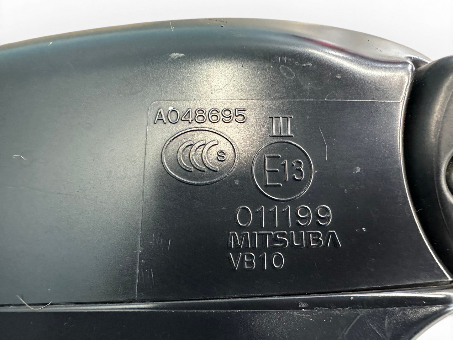 08-14 Subaru WRX STI OEM Black Power Mirrors w/ Turn Signals L & R GVB JDM #2
