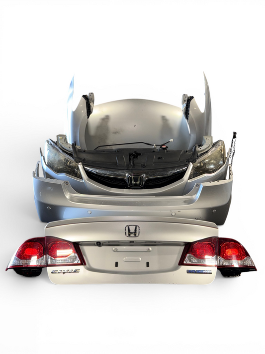 JDM Honda Civic Hybrid FD3 Front & Rear Conversion Gray Hood Fenders Headlights Bumpers Taillights JDM LDA-MF5 #4