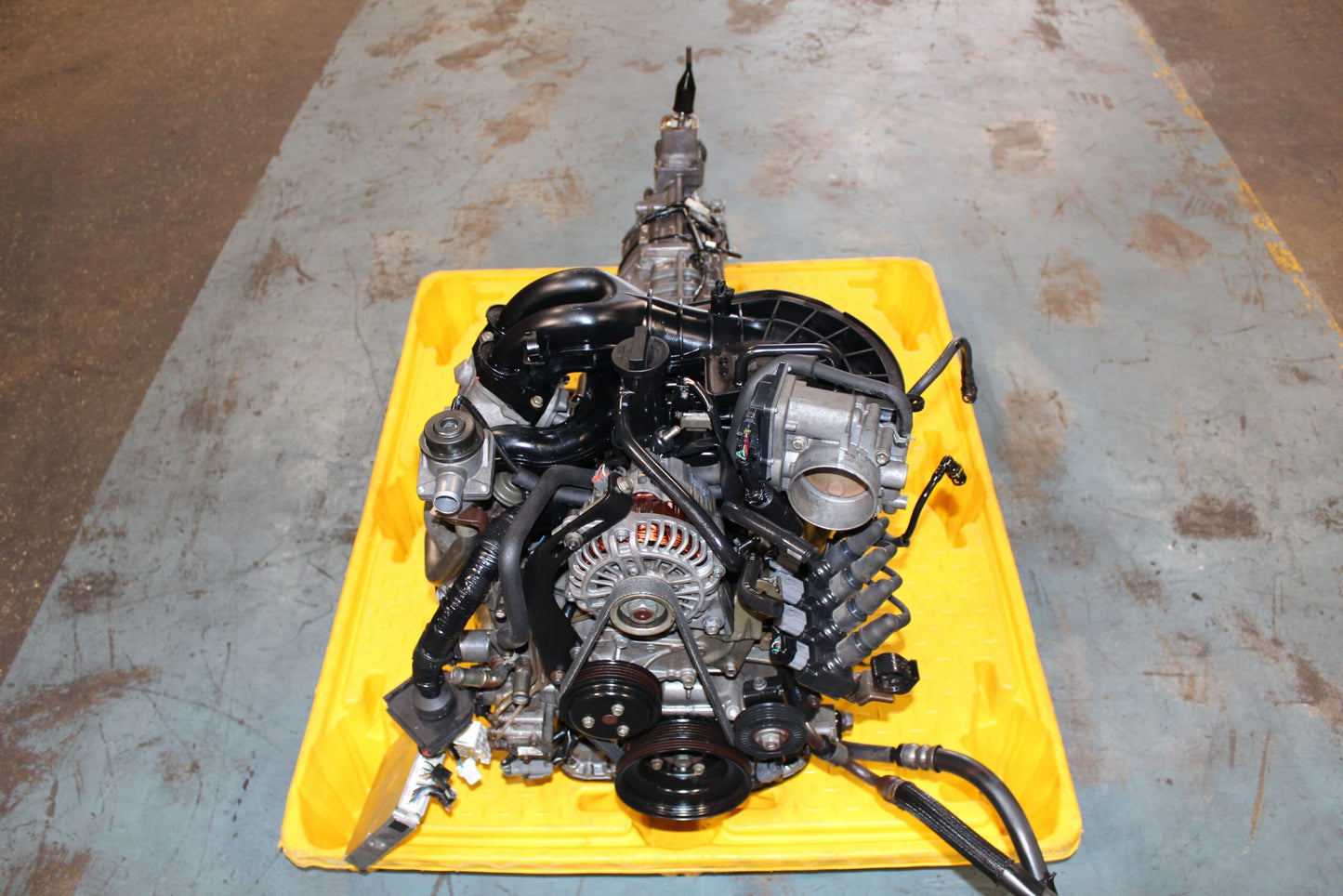 2004 2008 mazda rx8 1.3l 6 port rotary engine 6 speed manual rwd transmission ecu jdm 13b #1