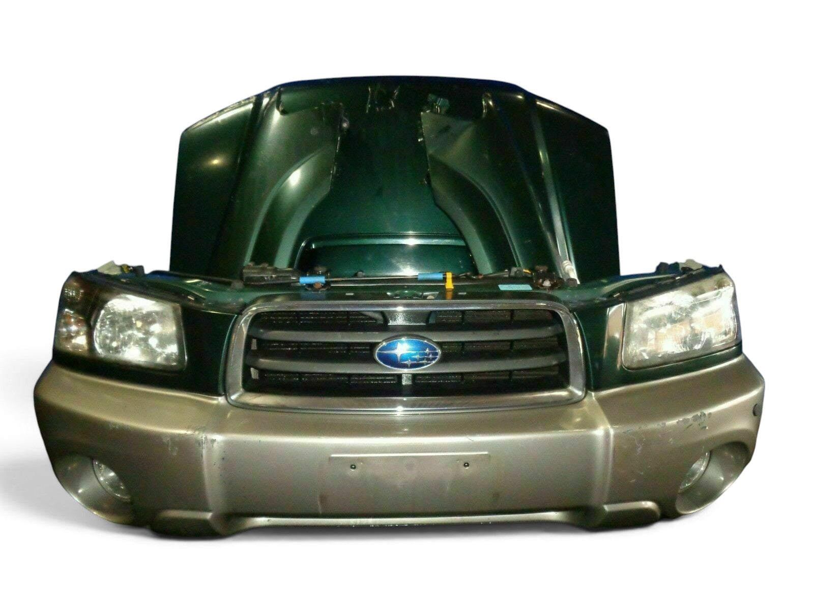 2003 2004 2005 Subaru Forester 2.5X/XS Front End Hood Fenders Bumper Headlights JDM
