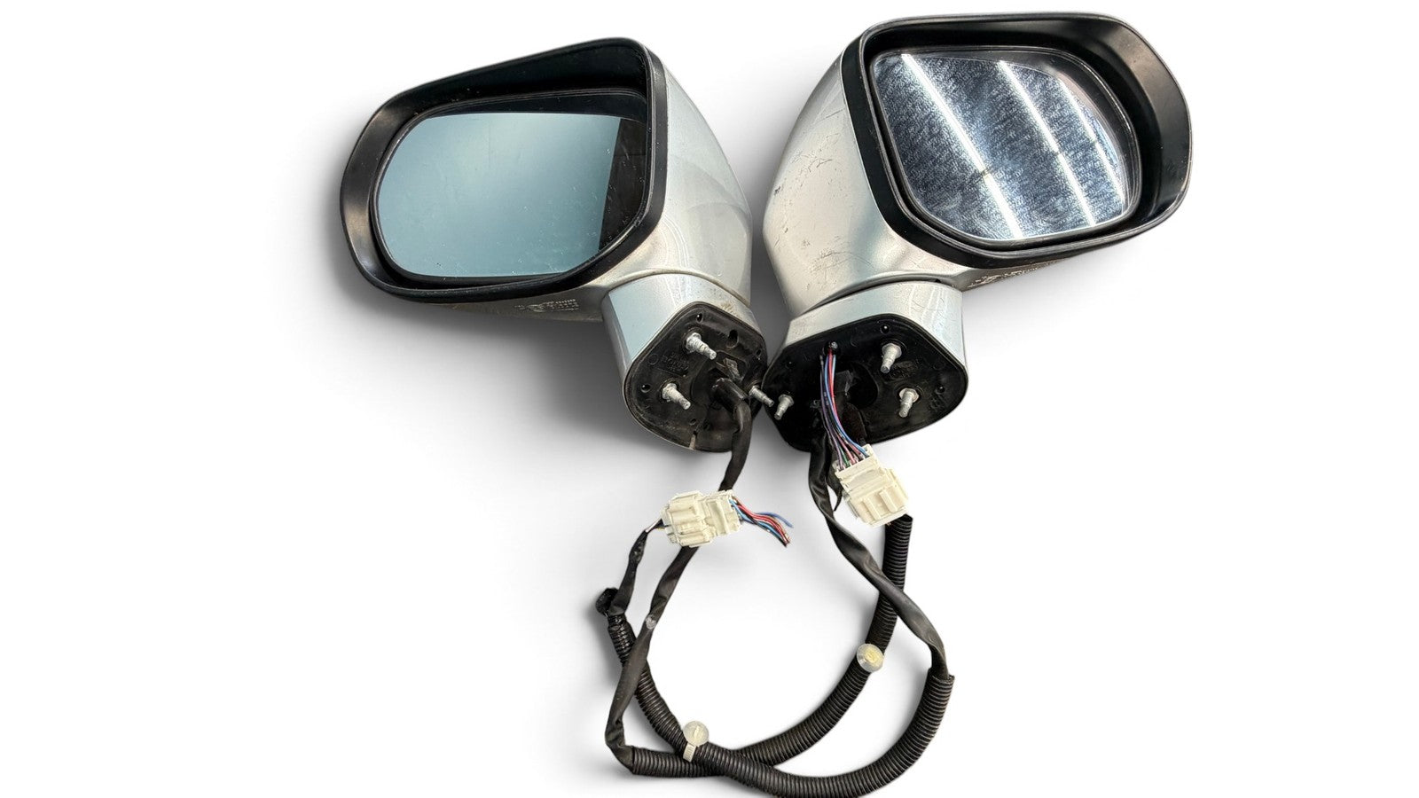 06-11 Honda Civic Sedan OEM Gray Power Mirrors w/ Turn Signals L & R SNA JDM #10