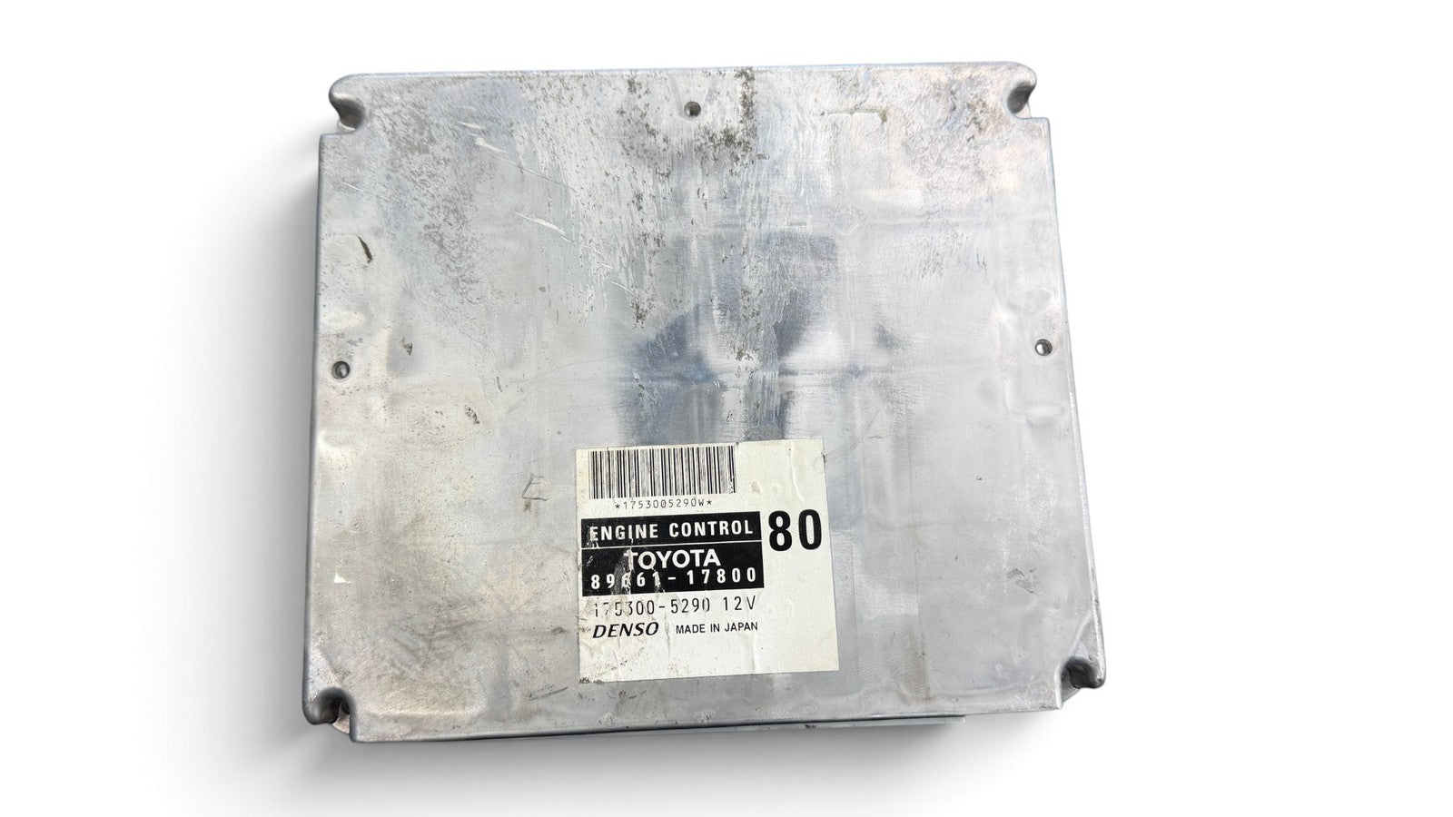 JDM Toyota MR-S ZZW30 OEM 6-Speed Manual ECU Brain Computer 89661-17800 1zz-fe