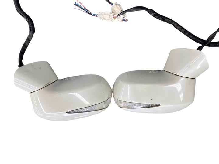 2006-2011 Honda Civic Sedan OEM White Power Mirrors w/ Turn Signals L & R SNA JDM #5