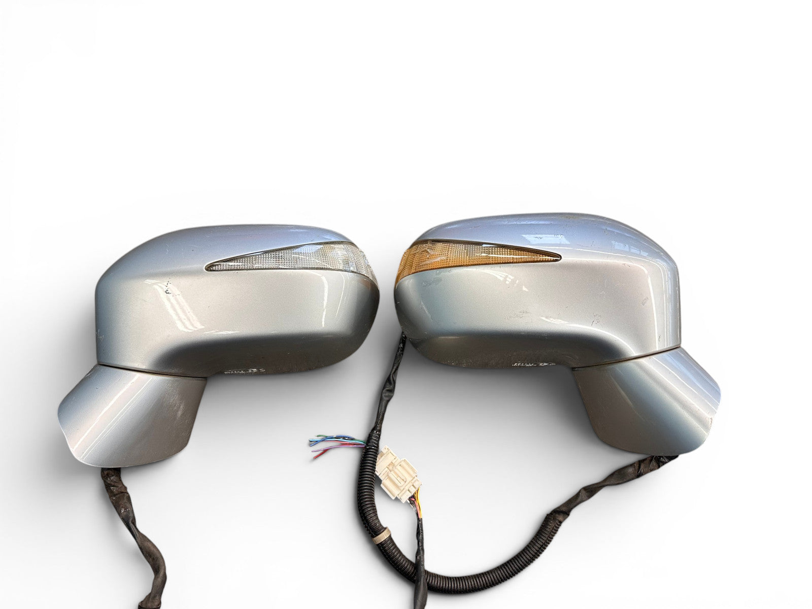 2006-2011 Honda Civic Sedan OEM Gray Power Mirrors w/ Turn Signals L & R SNA JDM # 8