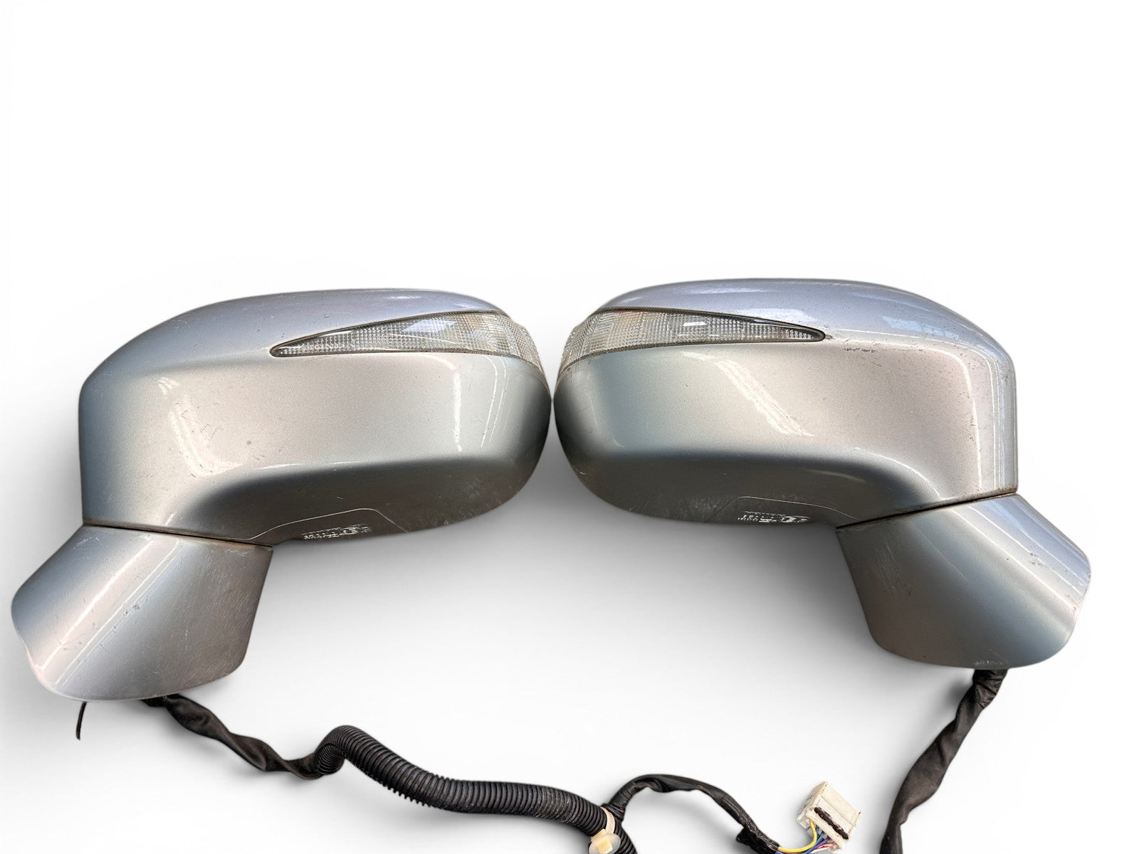 2006-2011 Honda Civic Sedan OEM Gray Power Mirrors w/ Turn Signals L & R SNA JDM #7