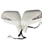 2006-2011 Honda Civic Sedan OEM White Power Mirrors w/ Turn Signals L & R SNA JDM #5
