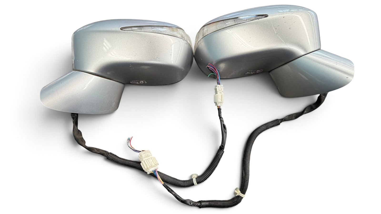 06-11 Honda Civic Sedan OEM Gray Power Mirrors w/ Turn Signals L & R SNA JDM #6
