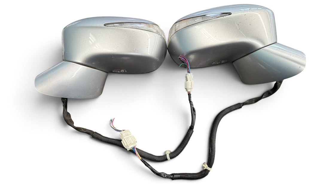 06-11 Honda Civic Sedan OEM Gray Power Mirrors w/ Turn Signals L & R SNA JDM #6