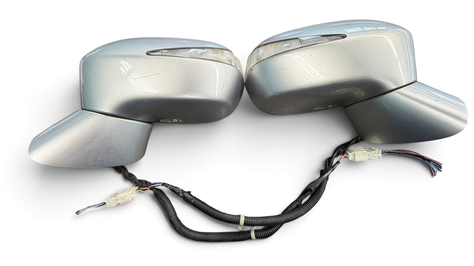 2006-2011 Honda Civic Sedan OEM Gray Power Mirrors w/ Turn Signals L & R SNA JDM #5
