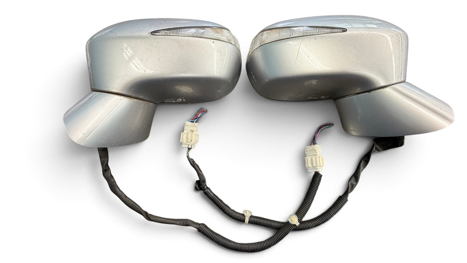 06-11 Honda Civic Sedan OEM Gray Power Mirrors w/ Turn Signals L & R SNA JDM #10