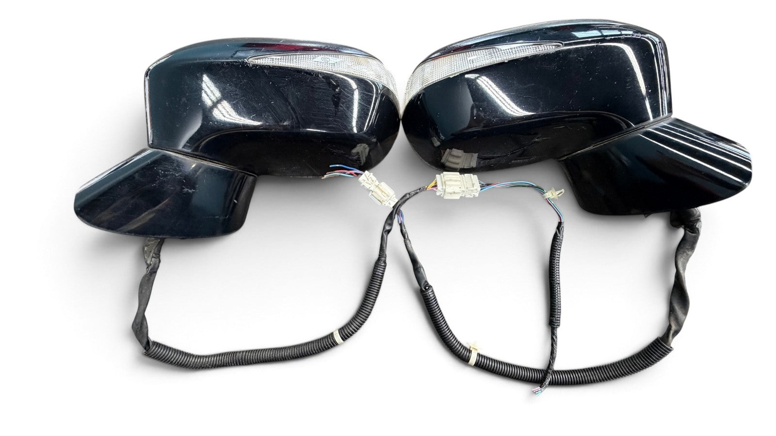 06-11 Honda Civic Sedan OEM Gray Power Mirrors w/ Turn Signals L & R SNA JDM #9