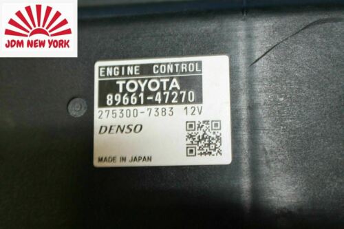 JDM TOYOTA PRIUS AUTOMATIC ECU (ENGINE CONTROL UNIT) 89661-47270 2