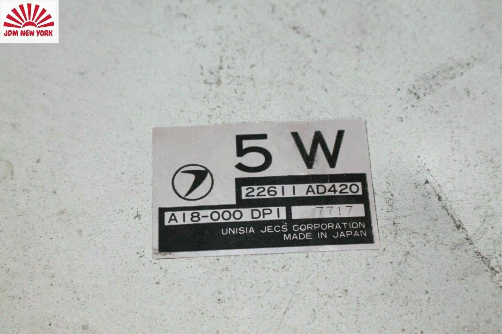 ジェネレーター　FD 98-02 JDM SUBARU FORESTER SF5 ECU (ENGINE CONTROL UNIT