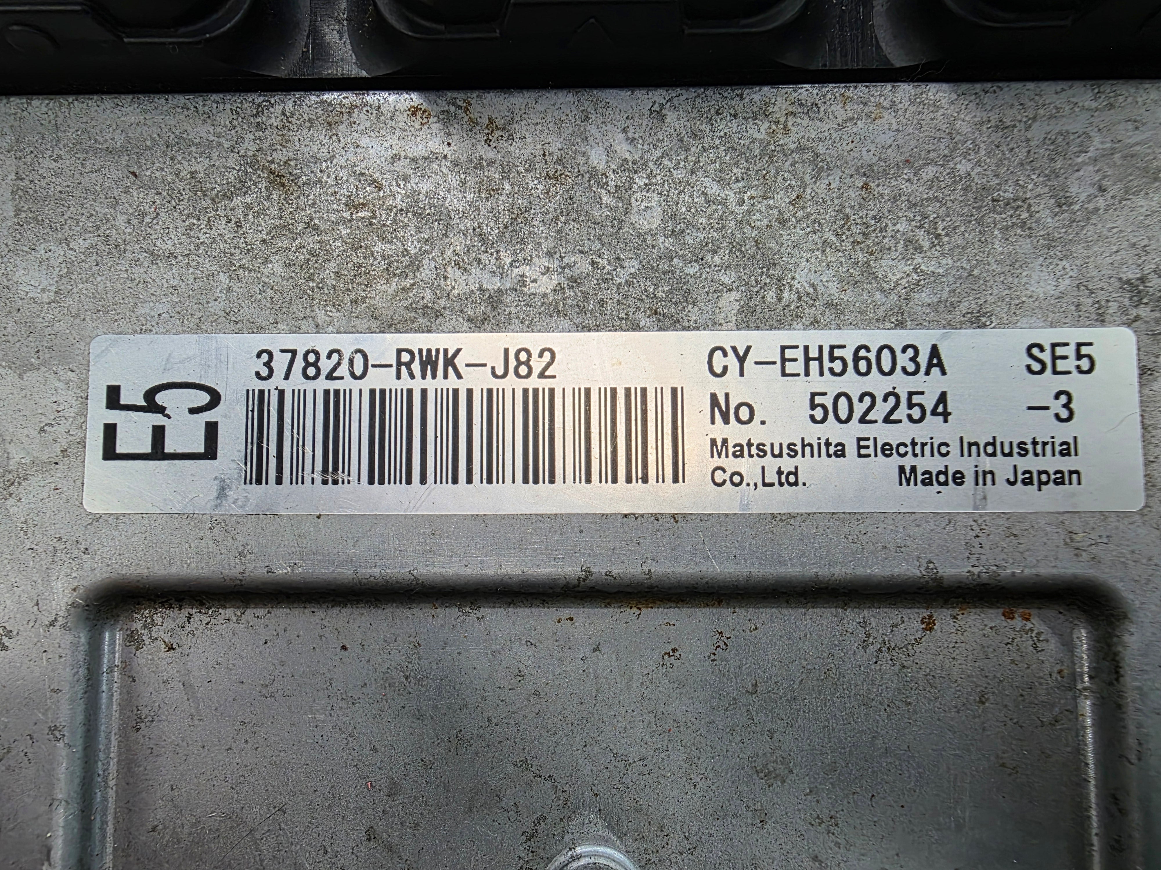 JDM Honda Stream RN6 Automatic OEM ECU (Engine Control Unit) R18A 37820-RWK-J82