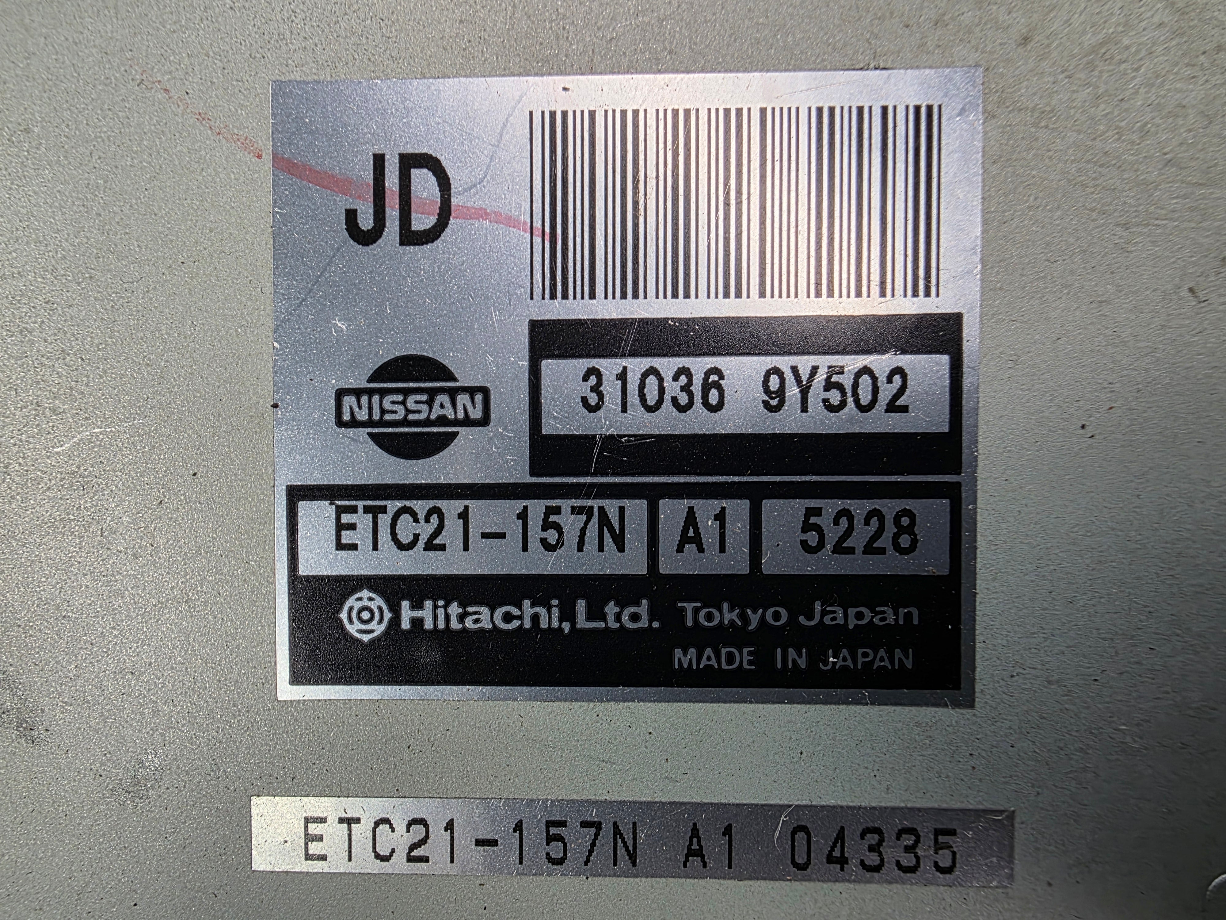 JDM Nissan Teana OEM Automatic TCU TCM 31036-9Y502 qr25de