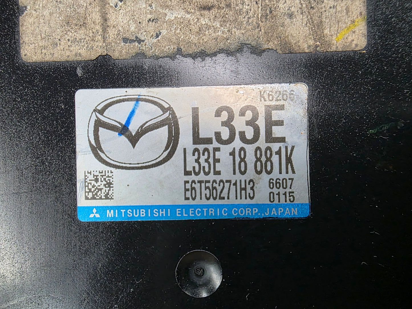 JDM Mazda 2.3L Turbo OEM Auto ECU (Engine Control Unit) E6T56271H3 L3-VDT L33E