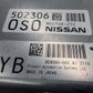 2012-2013 Infiniti G37 Automatic ECU Engine Computer BEM390-000 A1 VQ37VHR JDM