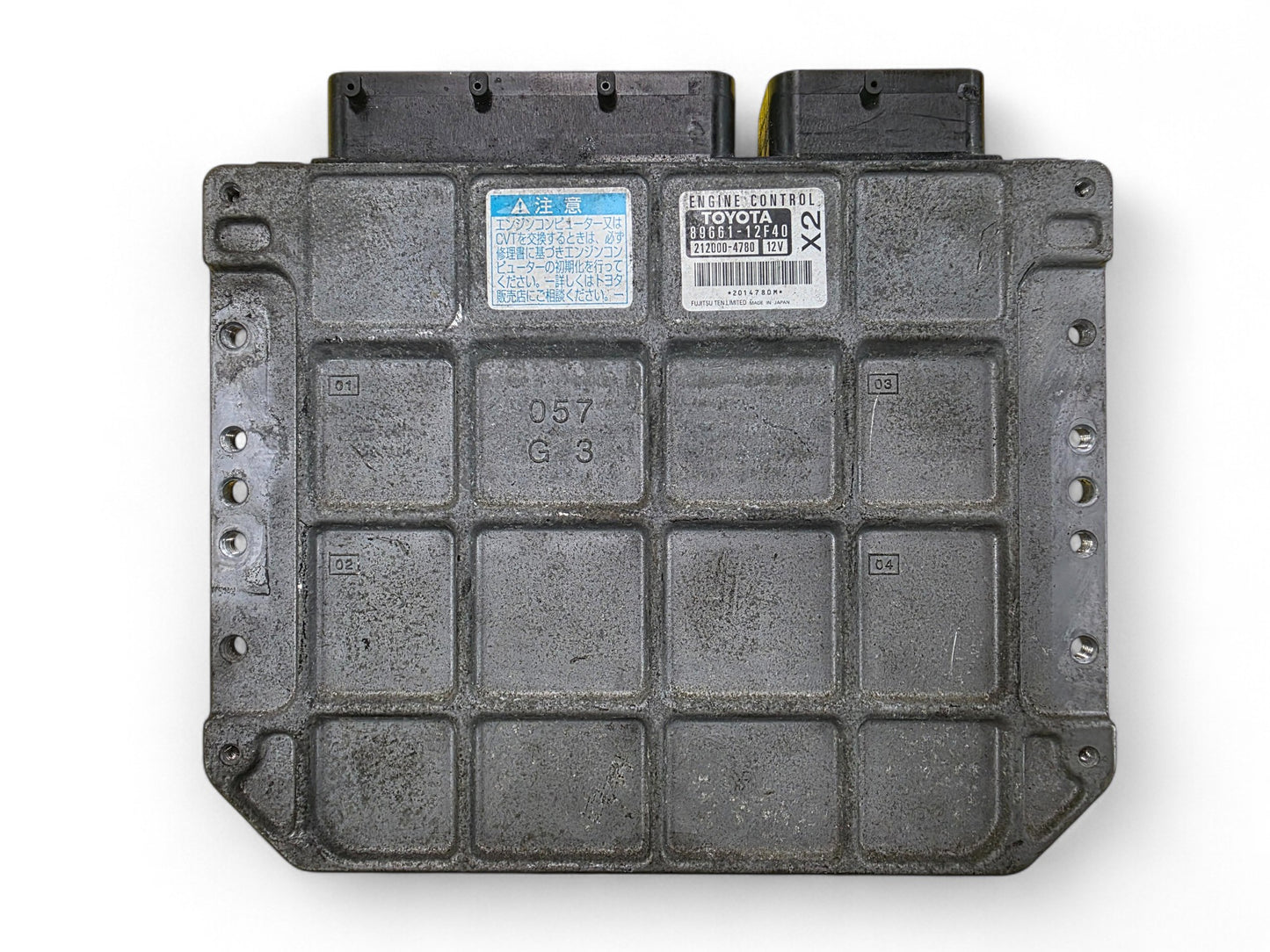 JDM Toyota Corolla Rumion OEM Auto ECU (Engine Computer Unit) 89661-12F40 2zr-fe
