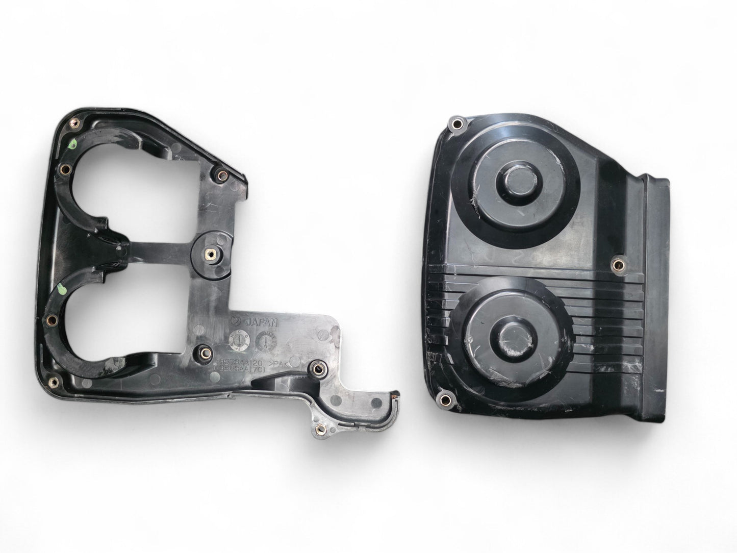 02-05 Subaru Impreza WRX 2.0L OEM RH Right Set Timing Cover JDM 13572AA101 #2