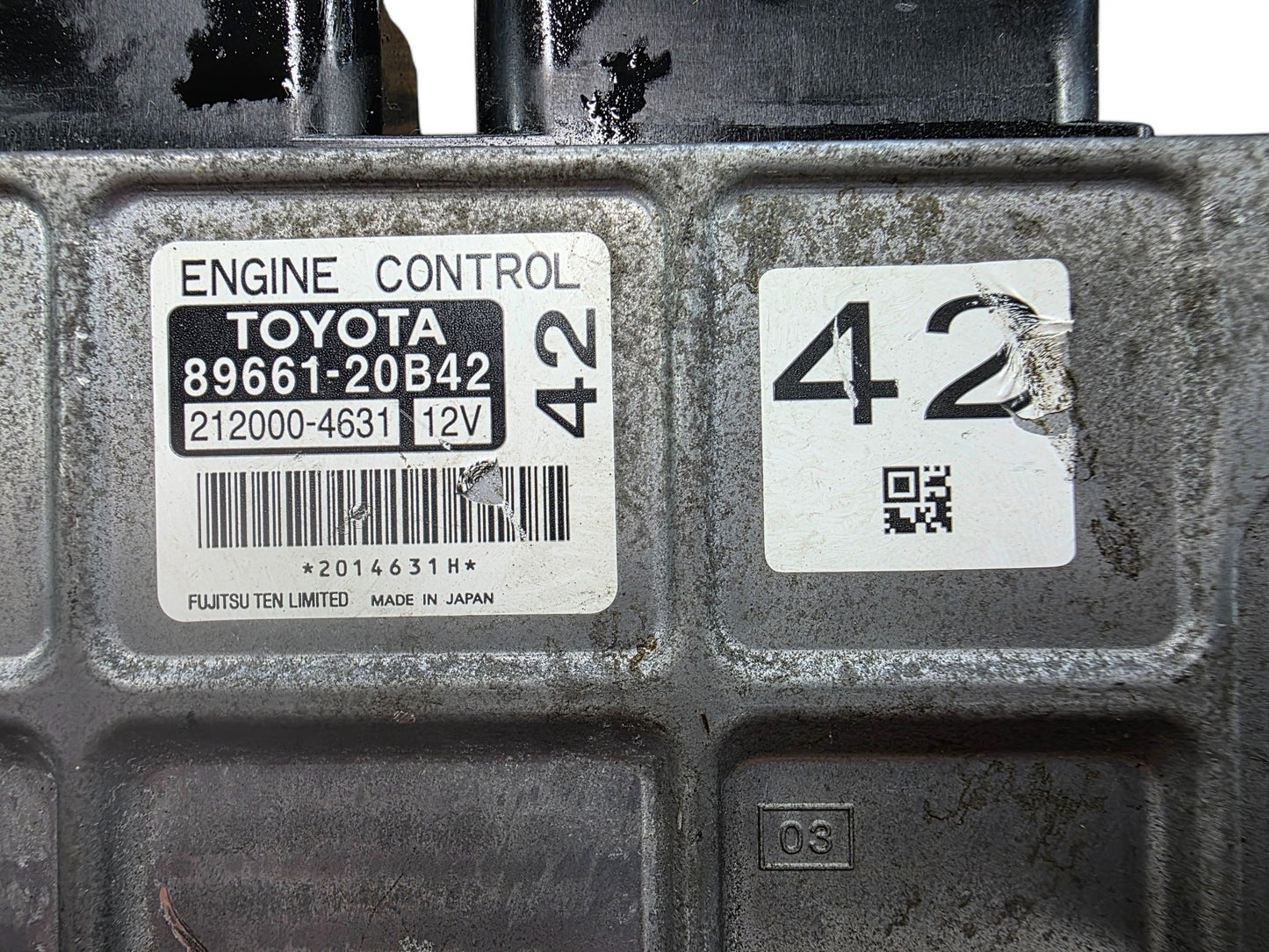 JDM Toyota Premio ZRT260 OEM Auto ECU (Engine Computer Unit) 89661-20B42 2zr-fe