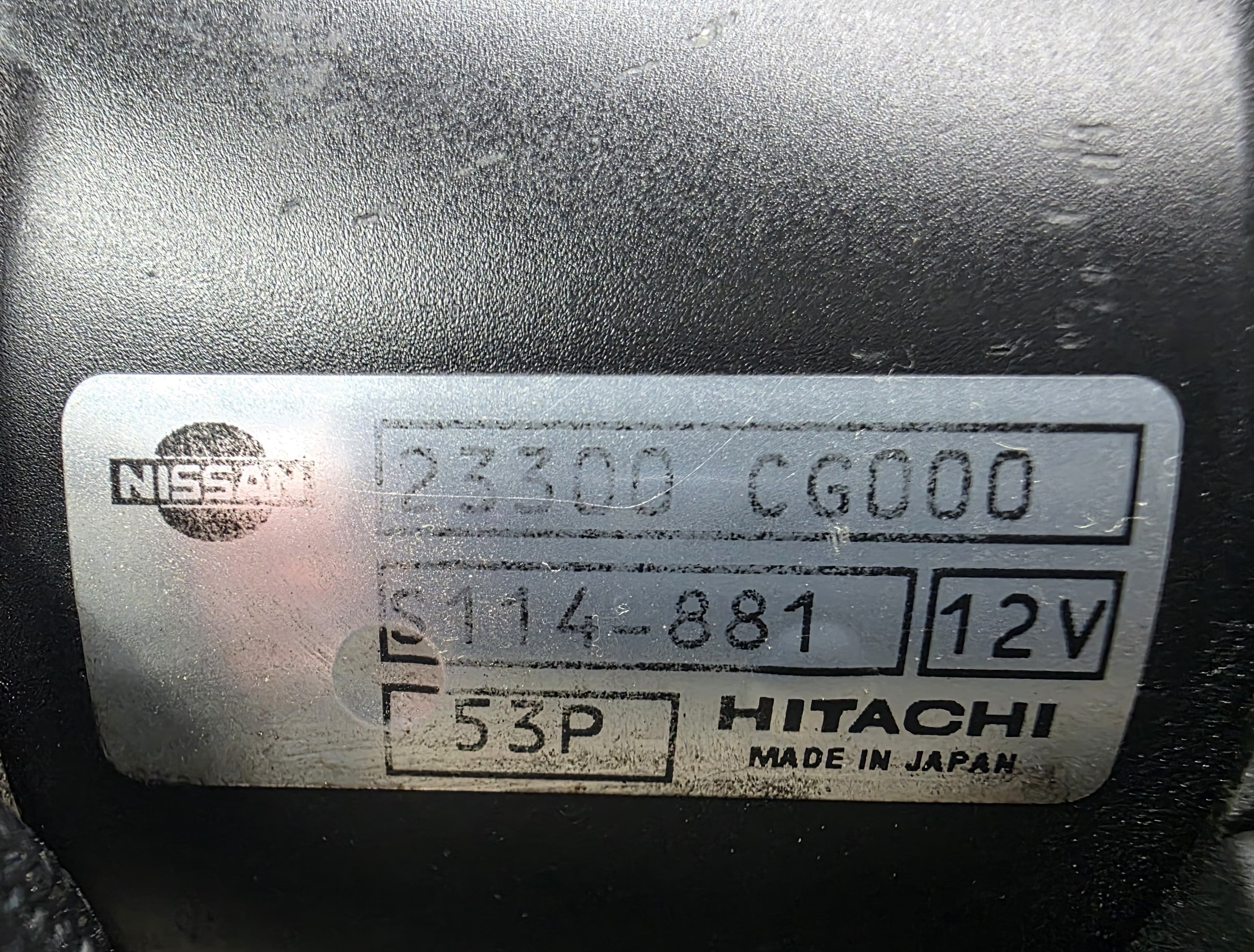 JDM Nissan Fairlady Z 3.5L OEM Automatic Starter 23300-000CG vq35de