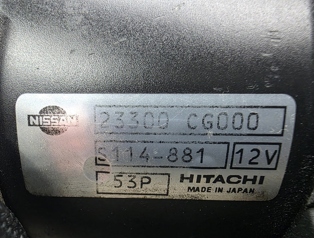JDM Nissan Fairlady Z 3.5L OEM Automatic Starter 23300-000CG vq35de