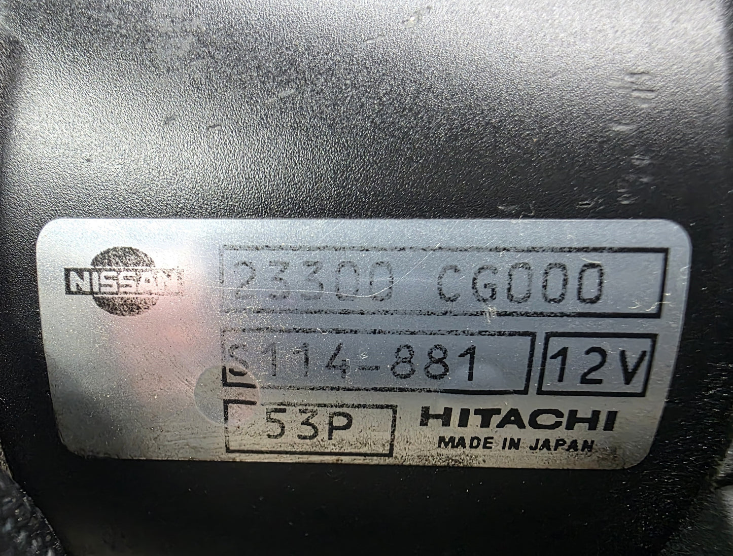 JDM Nissan Fairlady Z 3.5L OEM Automatic Starter 23300-000CG vq35de