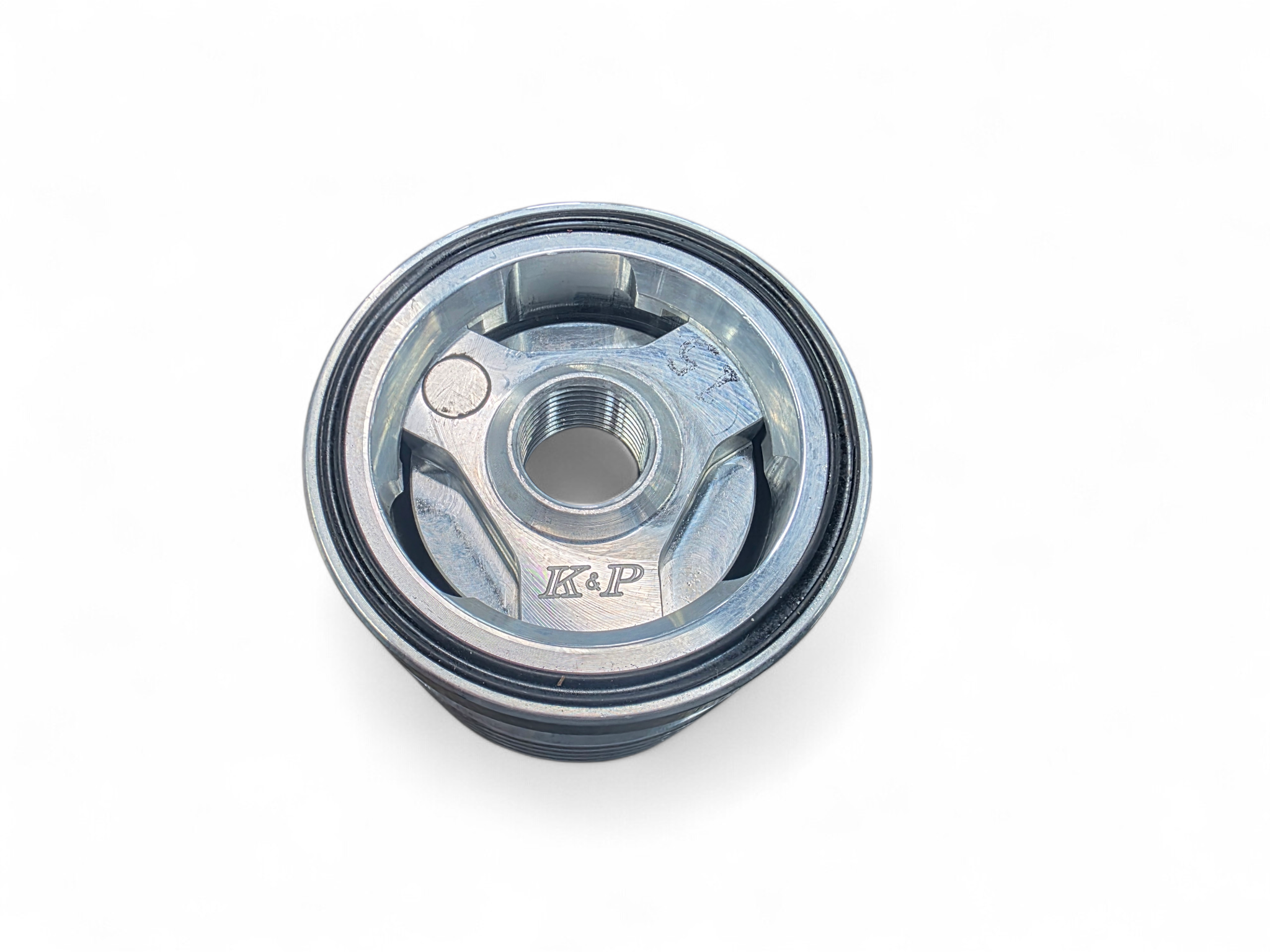 K&P Engineering Cleanable and Reusable Stainless Steel Oil Filter