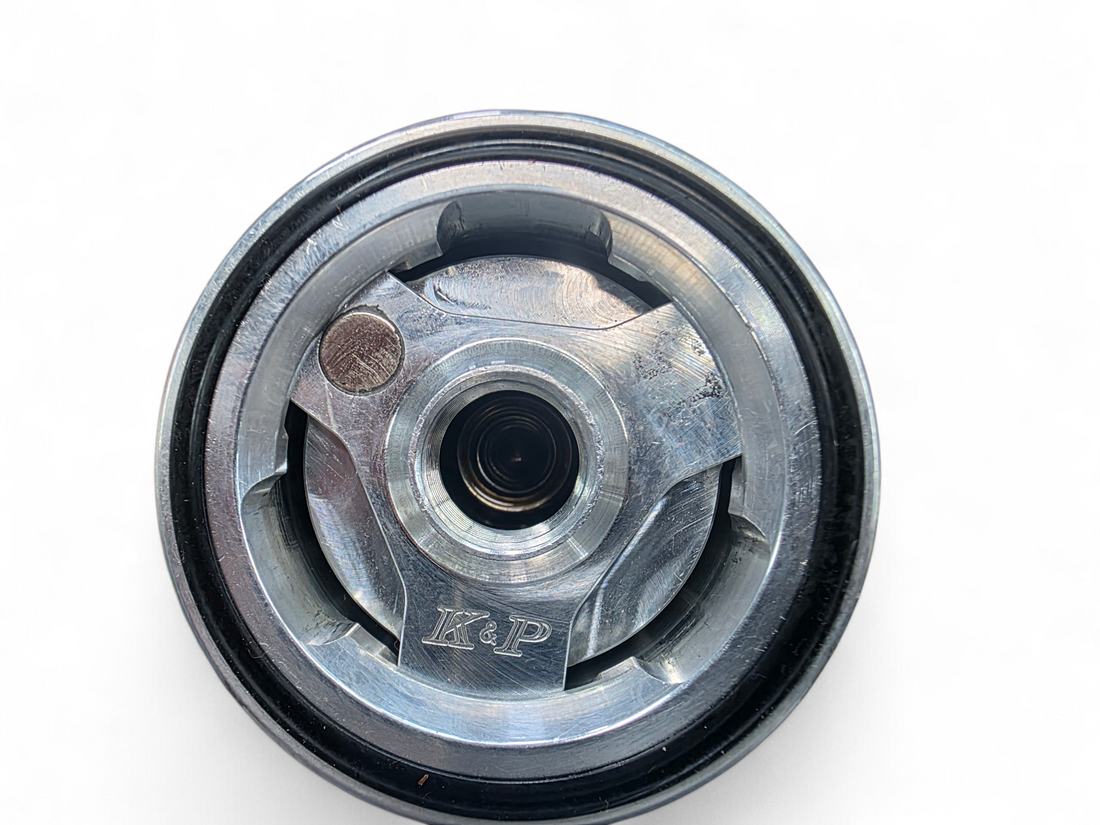 K&P Engineering Cleanable and Reusable Stainless Steel Oil Filter