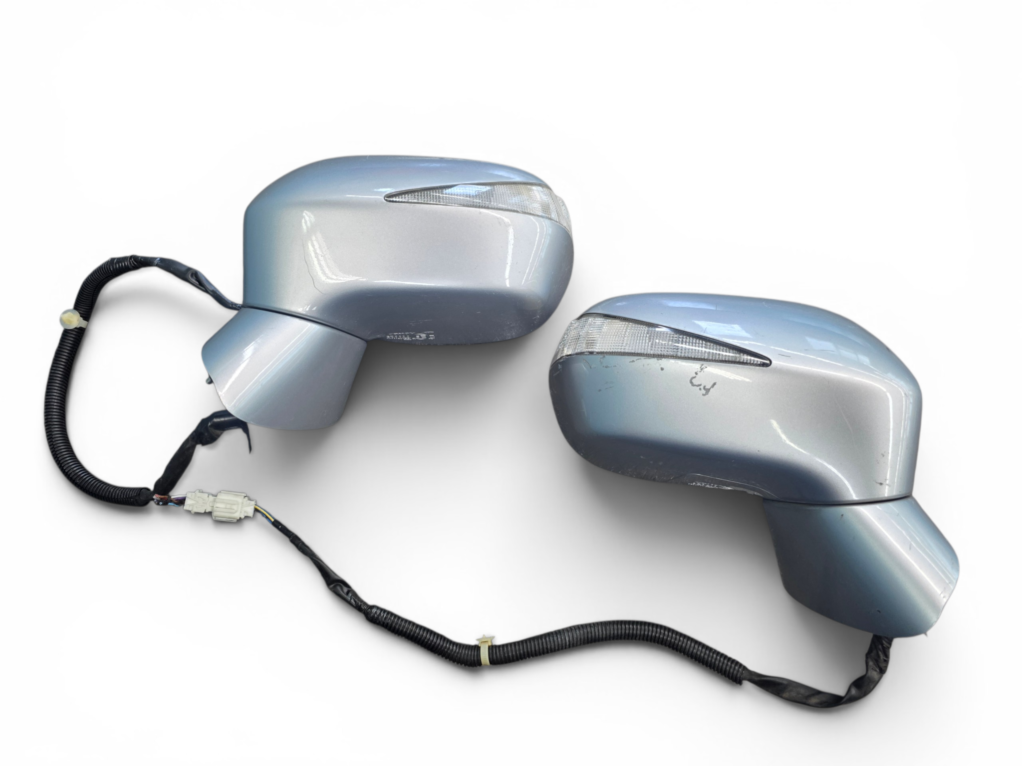 2006-2011 Honda Civic Sedan OEM Gray Power Mirrors w/ Turn Signals L & R SNA JDM #1
