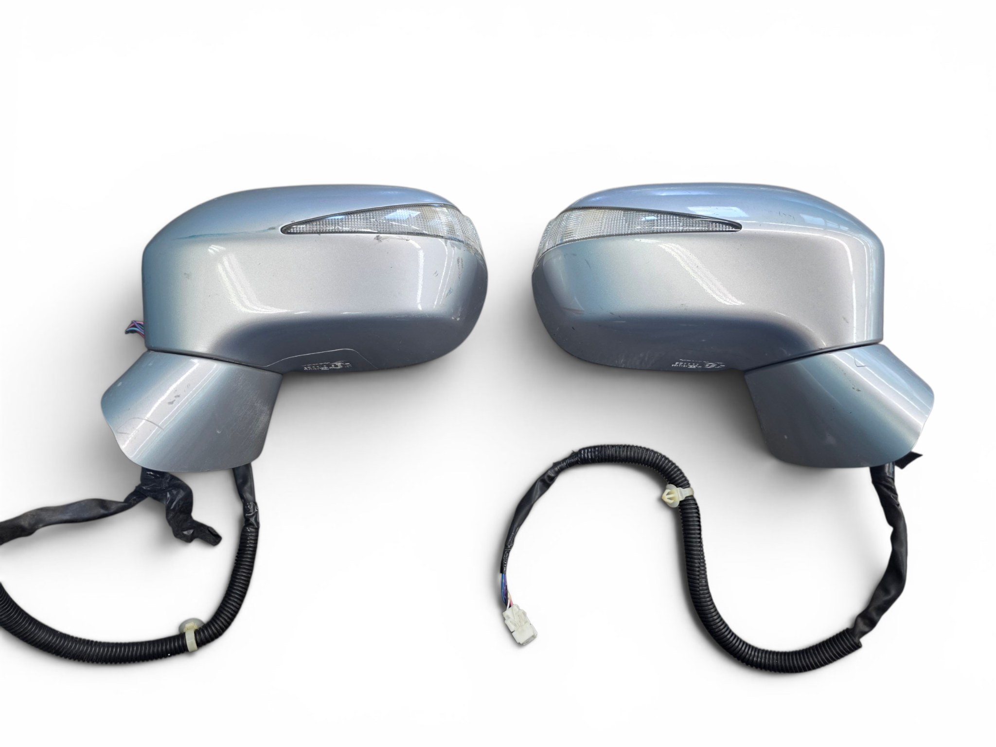 2006-2011 Honda Civic Sedan OEM Gray Power Mirrors w/ Turn Signals L & R SNA JDM #2