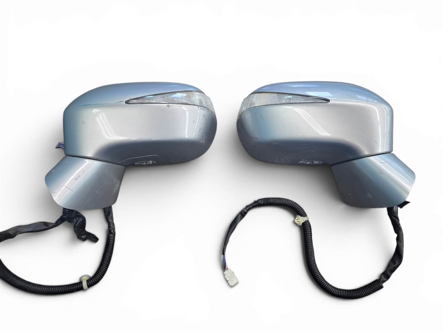 06-11 Honda Civic Sedan OEM Gray Power Mirrors w/ Turn Signals L & R SNA JDM #2