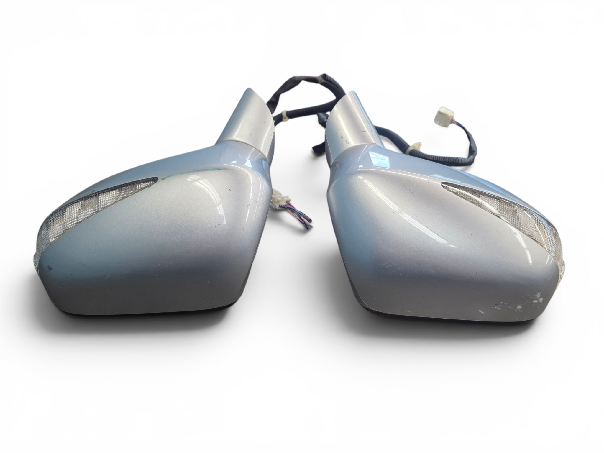 2006-2011 Honda Civic Sedan OEM Gray Power Mirrors w/ Turn Signals L & R SNA JDM #2
