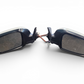 2008-2014 Subaru WRX STI OEM White Power Mirrors w/ Turn Signals L & R GVB JDM