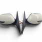 2008-2014 Subaru WRX STI OEM White Power Mirrors w/ Turn Signals L & R GVB JDM