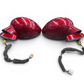 2006-2015 Mazda Miata MX-5 NC OEM Red Power Mirrors Driver & Passenger lf-ve JDM
