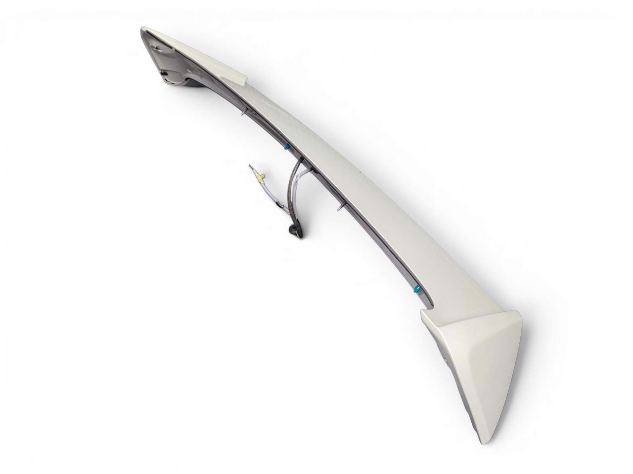 2008-2014 Subaru WRX STI Hatchback OEM Rear Spoiler Wing White JDM GRB GRF ej257