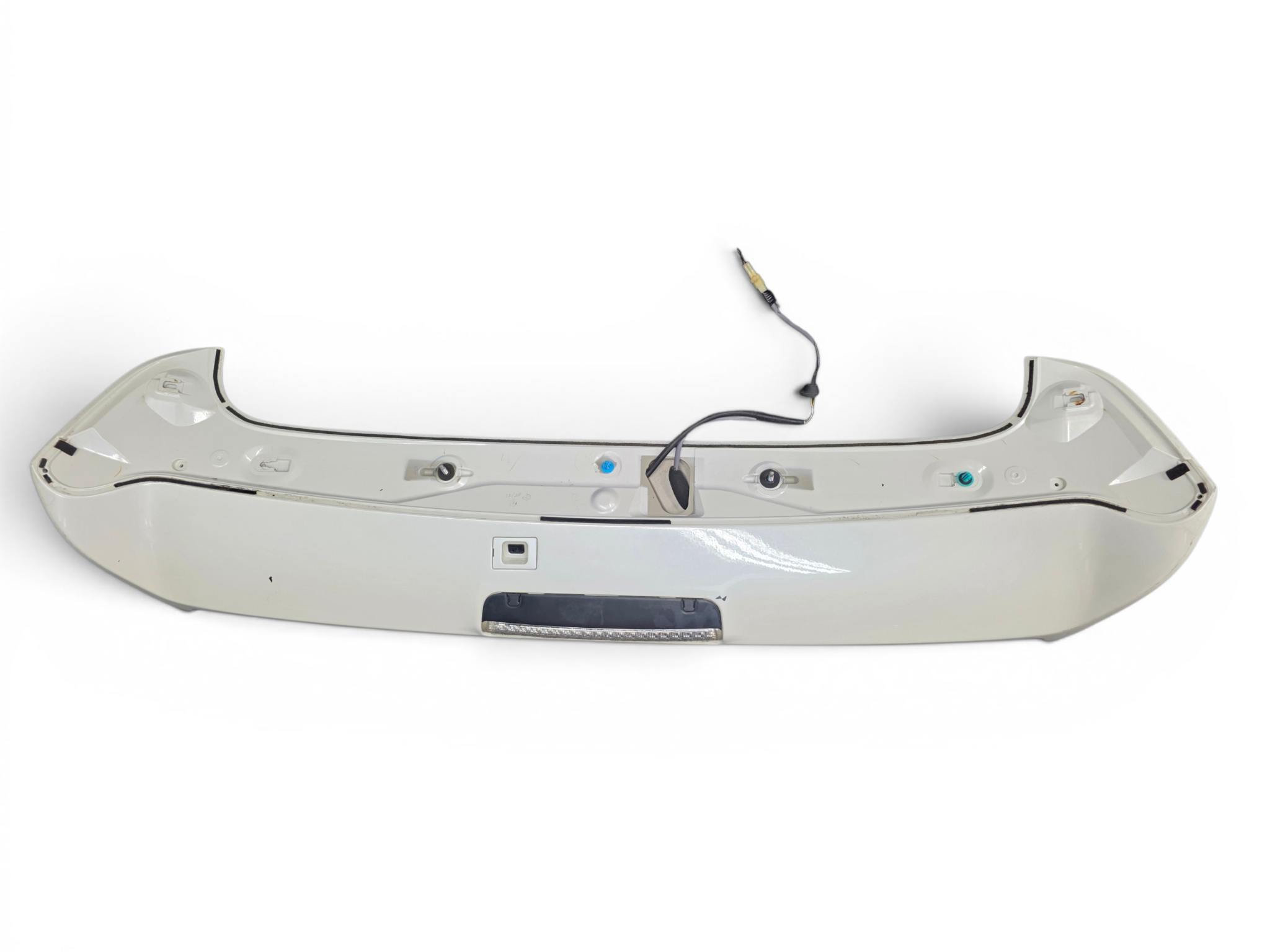 2008-2014 Subaru WRX STI Hatchback OEM Rear Spoiler Wing White JDM GRB GRF ej257