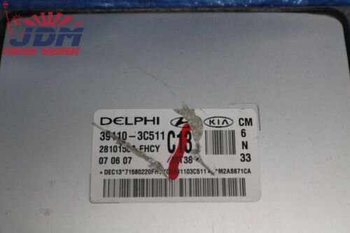 2007-2009 HYUNDAI SANTA FE 3.3L 6-CYL AUTOMATIC OEM ECU ECM 39110-3C511 2