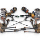 JDM Subaru WRX STI V7 OEM 5-Lug Brembo Front + Rear Brake Kit Set Calipers #2