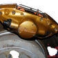 JDM Subaru WRX STI V7 OEM 5-Lug Brembo Front + Rear Brake Kit Set Calipers #2