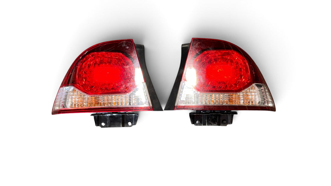 2006-2011 Honda Civic FD3 OEM Front & Rear Conversion White Hood Fenders Headlights Bumpers Taillights JDM LDA-MF5 #3